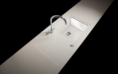 Super Large Bowl White Acrylic Sink super acrylic